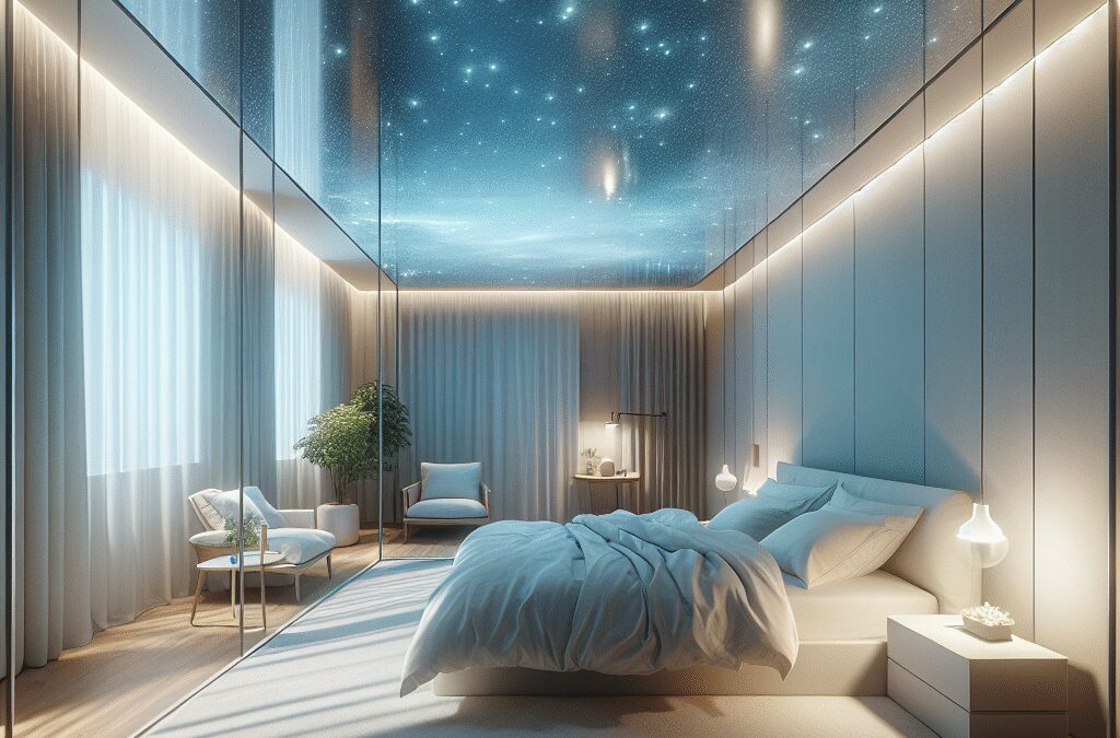 Wat een transparant spanplafond uw slaapkamer kan bieden